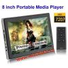 8 inch HD 720P Portable Media Player with E-Book function