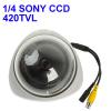 1 / 4 SONY 420TVL Color Dome CCD Camera