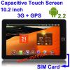 10.2 inch Capacitive Touch Screen Android 2.2