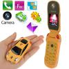 F399 желтый, Люкс Мини-автомобиль, мобильный телефон с камерой