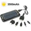 3500mAh Солнечное зарядное устройство для iPhone / IPad / IPod