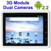JY806 White, 8.0 inch Capacitive Touch Screen Android 2.2 aPad Style Mobile Phon