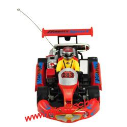 35MHz Radio Control 1:23 kart Mini 4 Channels Racing Car Red