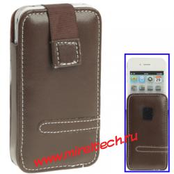 High Quality Leather Case for iPhone 4