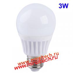 3W LED High Power Energy Saving Spherical Light Bulb