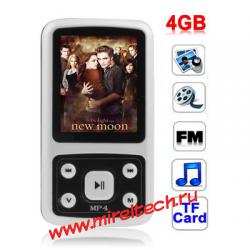 1.8 inch TFT screen 4GB MP4 Player, Support TF Card, FM Radio