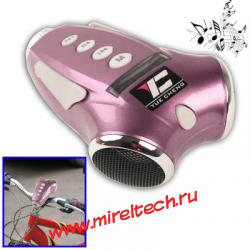 Mini Card Reader Bike Speaker with FM Radio & Flashlight Function, Support TF Ca