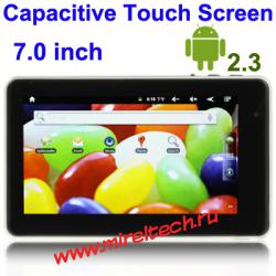 MTP68 Silver, 7.0 inch Capacitive Touch Screen Android 2.3 aPad Style 