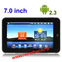 P741 Golden, 7.0 inch Touch Screen Android 2.3 aPad Style Tablet PC