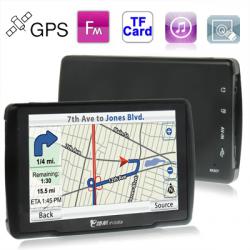 X7 5,0-дюймовый 800 х 480 пикселей TFT с сенсорным экраном Автомобильный GPS-нав