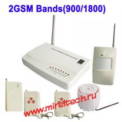 Проводная или беспроводная GSM сигнализация, GSM Bands (900/1800)