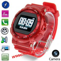 GD920 часы-телефон с камерой, Bluetooth / FM-радио, 1,25 дюймовый сенсорный экра