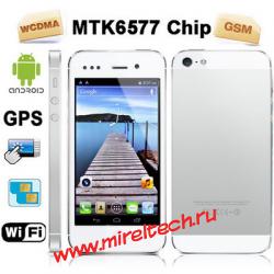 клон iPhone5 H3000  Android 4.0.4 версии, 4.02-дюймовый
