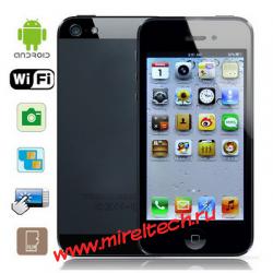 U5 клон iPhone5, Android 4.0.4 версии, 4.02-дюймовый емкостной сенсорный экран