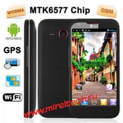 THL W2+ GPS и AGPS, Android 4.0 версия, CPU Чип: MTK6577 1.0GHz Dual Core