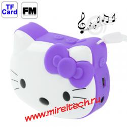 Hello Kitty стиль мини Card Reader с функцией FM радио