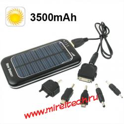 3500mAh Солнечное зарядное устройство для iPhone / IPad / IPod