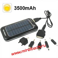 3500mAh Солнечное зарядное устройство для iPhone / IPad / IPod