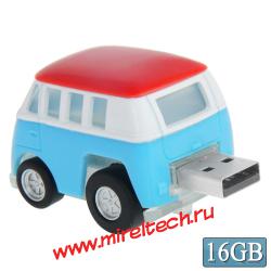 Формы микроавтобуса USB 2.0 флэш-диск, Емкостью 16 Гб