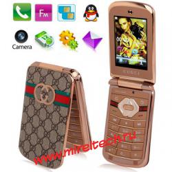 GUGCI 2013 модный женский телефон, Bluetooth, FM