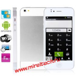 X-5 Android 4.0.4 версии, CPU Чип: MTK6573, 4.0-дюймовый емкостной