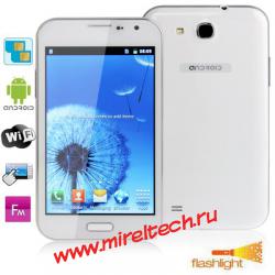 N7100 Белый, Android 4.0 версия, CPU Чип: MTK6280 1ГГц