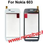 сенсорный экран версия для Nokia 603 (белый)