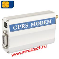 RS232 GPRS модем / GSM модем, поддержка SIM-карты, GSM: 900/1800 МГц