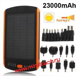 23000mAh Солнечное зарядное устройство для ноутбука и других мобильных устройст