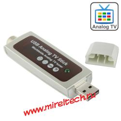 Аналоговый USB TV тюнер с пультом дистанционного управления