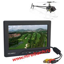Беспроводной 5.8GHz RC FPV 7-дюймовый HD монитор
