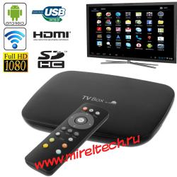 3D Full HD 1080P 2х ядерный Android 4.2 TV Box