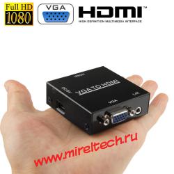 Переходник HD 1080P HDMI Mini с VGA на HDMI