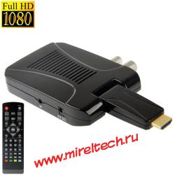 Мини 1080P Full HD DVB-T2 цифровой ресивер для HDMI