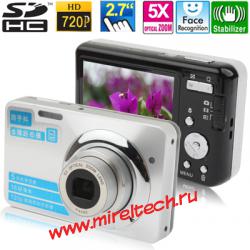HDC-570 5,0 мегапикселей, 5x зум, цифровая камера с 2,7-дюймовым TFT ЖК-экран