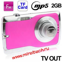 5,0 мегапикселей Цифровая камера с MP5-плеером