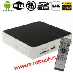 A9 1080P Full HD Android OS 2.3 Set Top Box with WiFi, RJ45 + HDMI Interface