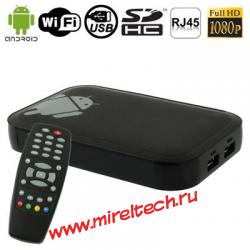 Full HD 1080P Android 4.0 TV Box Media Player с HDMI + USB + RJ45 интерфейс