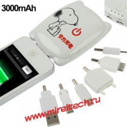 Мини 3000mAh Power Bank зарядное устройство