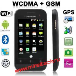DW8101 черный, GPS + Android 2.3, Wi-Fi, Bluetooth, FM функции, емкостной сенсор