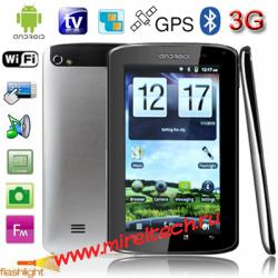 Телефон ГИГАНТ!!! A70 7 дюйм. черный, 3G мобильный телефон, GPS + версии Android
