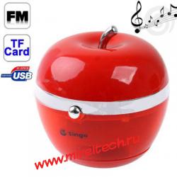 Sound box F17 в виде яблока с кард-ридером