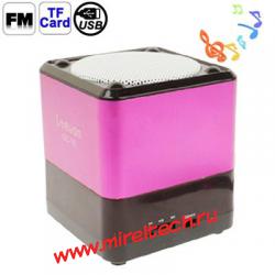 QC-16 Card Reader акустическая система с FM-радио и LED Light