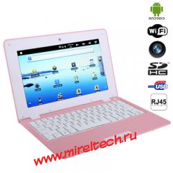 N1002 Pink, 10.1 inch Android 2.3 Version Notebook Computer