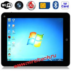 F979 Silver, 9.7 inch Capacitive Touch Screen Windows 7 Tablet PC