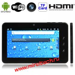 VX3008 Белый, 7,0-дюймовый сенсорный экран Android 2.3 APAD Стиль Tablet PC