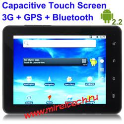 M8 White, 8.0 inch Capacitive Touch Screen Android 2.2 Version aPad Style Mobile