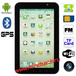 W1 7 дюймовый Tablet PC, емкостной сенсорный экран, + телефон