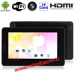 HSD-7036 черный, 7.0 дюймовый IPS емкостной сенсорный экран Android 4,0