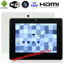 HSD-7043 Белый, 8,0 дюймовый емкостнjй сенсорный экран Android 4,0